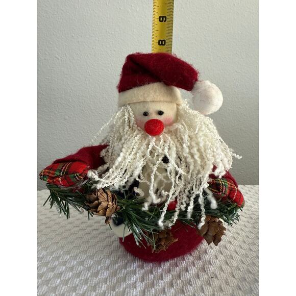 Vintage Plush Santa Ornament by Four Star International Trading Co. EUC - Picture 1 of 3